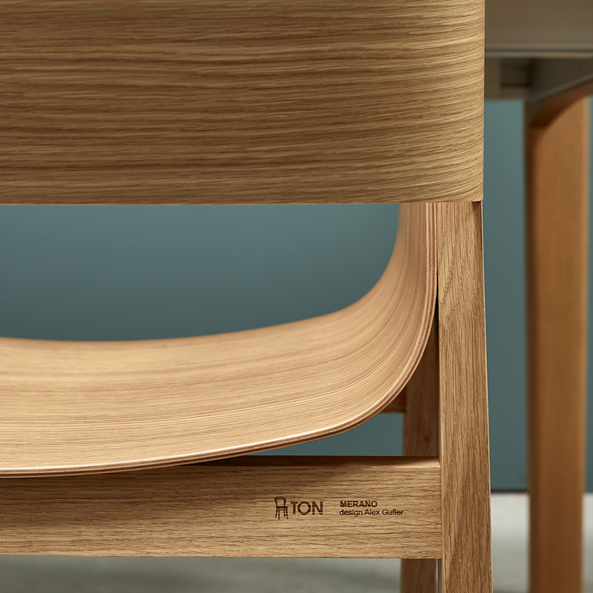 Merano design spisestol med armlæn