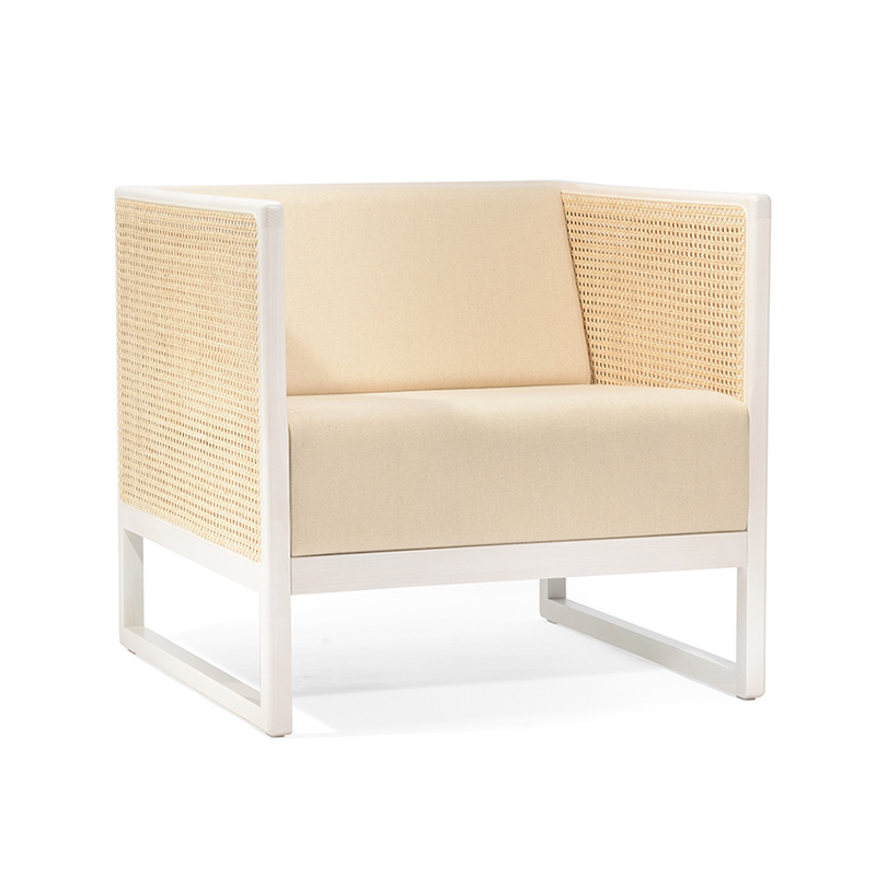 Casablanca Hvid Flet loungestol Hvid loungestol med flet