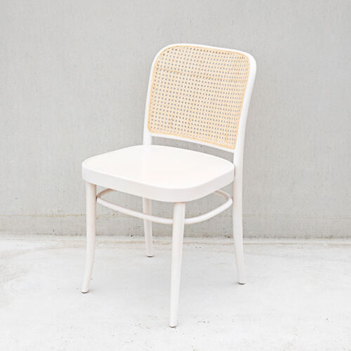 Ton stol 811 hvid med flet